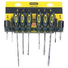 Stanley 60-100 10-Piece Standard Fluted Screwdriver Set