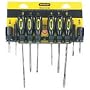 Stanley 60-100 10-Piece Standard Fluted Screwdriver Set