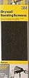 3M 9090NA Drywall Sanding Screen 4.375 in x 11.25 in, 2-Sheet Medium-Grit