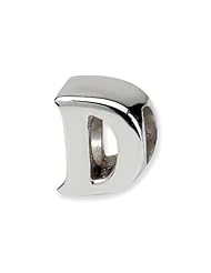 Reflections (tm) Sterling Silver Letter D Pandora Compatible Bead / Charm