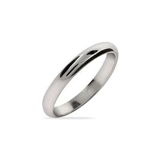Classic 3mm Sterling Silver Wedding Band