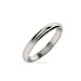 Classic 3mm Sterling Silver Wedding Band Size 6 (Sizes 5 6 7 8 9 10 11 12 Available)