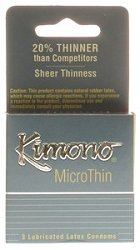 Mayer Laboratories - Micro Thin Regular 3 pk - Kimono Condoms
