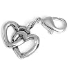 Charms Anh�nger f�r Bettelarmband Doppelherz von Collang� Jewelry
