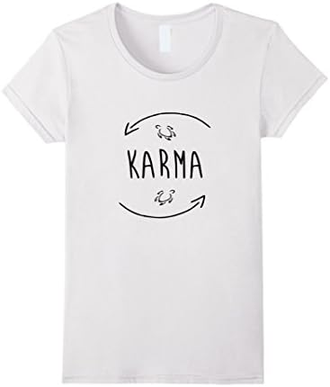 Women's Sea Turtle Karma T-Shirt Small White