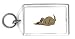 Keychain with small, brown, hound, dog