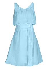 Chiffon Sleeveless Cocktail Short Bridesmaid Dress 