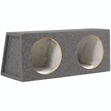 Scosche SE102CC 10-Inch Dual Subwoofer Enclosure (Grey/Black)