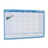 At-A-Glance(R) Undated Erasable/Reversible Wall Planner, 30/60 Day, 36in. x 24in., Blue