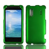 For Sprint HTC Kingdom Accessory - Green Rubber Feel Hard Case Proctor Cove ....