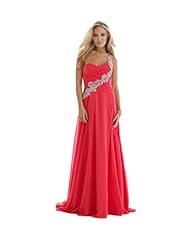 One Shoulder Chiffon Prom Dress/Wedding Dress  with a Court Train 