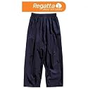 REGATTA STORMBREAK CHILDRENS FULLY WATERPROOF TROUSERS - 2 COLOURS (AGE 11/12, NAVY BLUE)