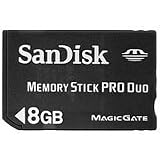 SanDisk MemoryStick ProDuo サンディスク メモリースティック ProDuo 8GB（アダプター無し）