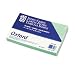 Oxford 7520GRE - Unruled Index Cards, 5 x 8, Green, 100/Pack-ESS7520GRE