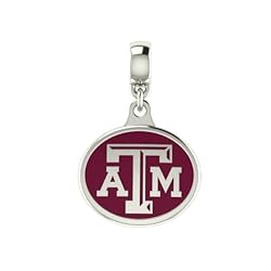 Texas A&M Aggies Drop Charm Fits All Pandora Style Charm Bracelets