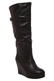 Torrid Plus Size *CUSTOMER FAVORITE* Lucy Black Wedge Boot (Wide Width)