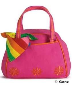Webkinz Carrier Funky Flower Pink