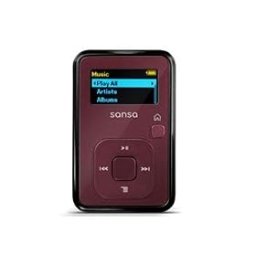 SanDisk Sansa Clip+ 4 GB MP3 Player (Red)