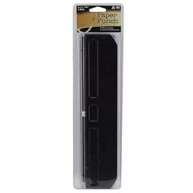3-Hole Paper Punch-Black
