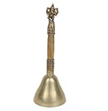 Brass Ritual Meditation Bell with Ganesh elephant