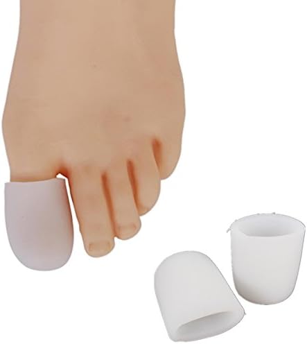 2Pcs Soft Silicone Gel Toe Separators Straightener Bunion Protector