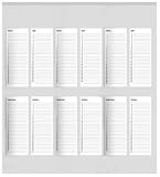 Rideau de douche design Birthday Calendar