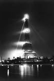 12 X 18 Stretched Canvas Poster Eiffel Tower at Night