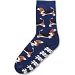 For Bare Feet- - 	 Basset Hound Dog Slipper Socks
