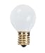 10 Watt S11 Incandescent Light Bulb / 130 Volt Long Life / Intermediate Base / Ceramic White / Replacement 10S11 Sign Bulb