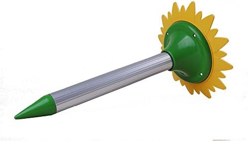 Flower Design Ultrasonic Solar Power Vibration Wave Mole Snake Gopher Rodent Pest Repeller Garden Yard Chaser