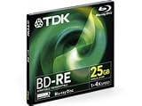 Electronics : TDK BD-RE 25GB BLU-RAY REWRITEABLE DISC IN JEWEL CASE