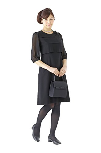 (モノワール) MONOIR 喪服 レディース 礼服 夏 夏用 ブラックフォーマル ワンピース 02R32270