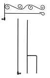 Garden Flag Stand Scroll style