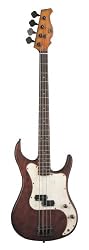 AXL Badwater Electric Bass  1 Pickup, Brown