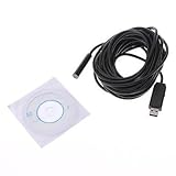 T&J WORLD TM 7M USB Waterproof Endoscope Borescope Inspection Camera with 4 LED lights (7M)