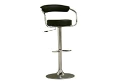 Modern Contemporary Adjustable Bar Stools, Set of 2