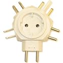Reiseadapter Reise Adapter Multi-Reisestecker f&uuml;r Ger&auml;te mit Euro Stecker GB, China, USA, Japan, Mexico, Kanada, Australien, Neuseeland, Argentinien, Hongkong, Irland, Zypern, Kuwait, Italien, Kanaren, Chile, Kuba, Indien, S&uuml;dafrika, Nepal