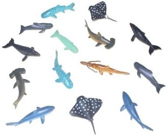 Under The Sea Animals Fish Plastic Favor Toys 12 Per Pack