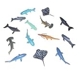 Under The Sea Animals Fish Plastic Favor Toys 14 Per PackIMAGE