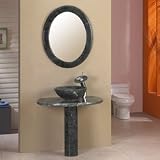 DreamLine DLVNF-V1 EMDK Stone Vanity, Emperador Dark