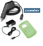 Durable Flexible Light Green Silicone Skin Case + Car + Home Travel Charger For SanDisk Sansa Clip