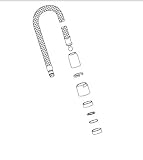 Kohler K-1013839-CP Kitchen Hose Assembly, Chrome