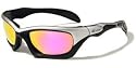 V25 Padded Motorcycle Sunglasses UV400 Rated PC Unbreakable with Pouch
