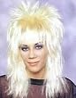 Blonde Unisex Rocker Costume Wig