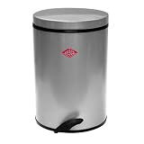 Wesco 117 212-11 Tretabfallsammler Softer, 13 Liter, silber