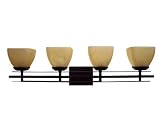 Yosemite Home Decor 95594VB 33-1/2-Inch 4-Light Half Dome Vanity, Venetian Bronze