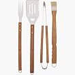 DO IT BEST 4PC BBQ SET WOOD HANDLES