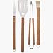 DO IT BEST 4PC BBQ SET WOOD HANDLES