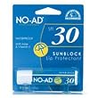 NO-AD Lip Sunblock SPF#30 Stick .15 oz. NO-AD Lip Sunblock SPF#30 Stick .15 oz.