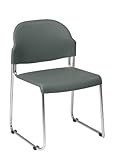 Stacking Chairs- 4 Pack Gray